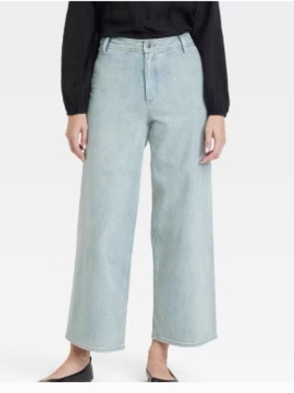 Universal Thread Light Blue Wide-Leg High-Rise Jeans